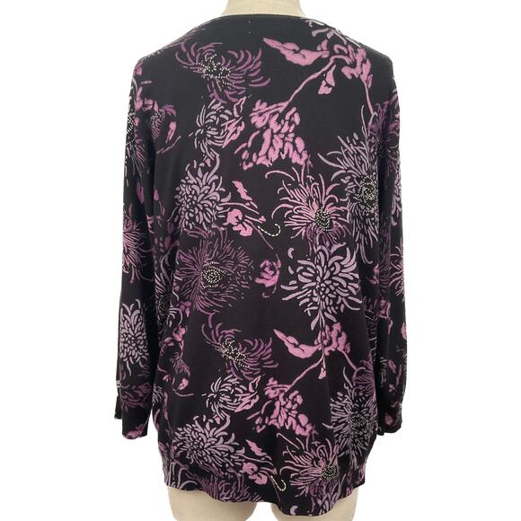 Joseph A Cardigan sweater 1x - Picture 3 of 5